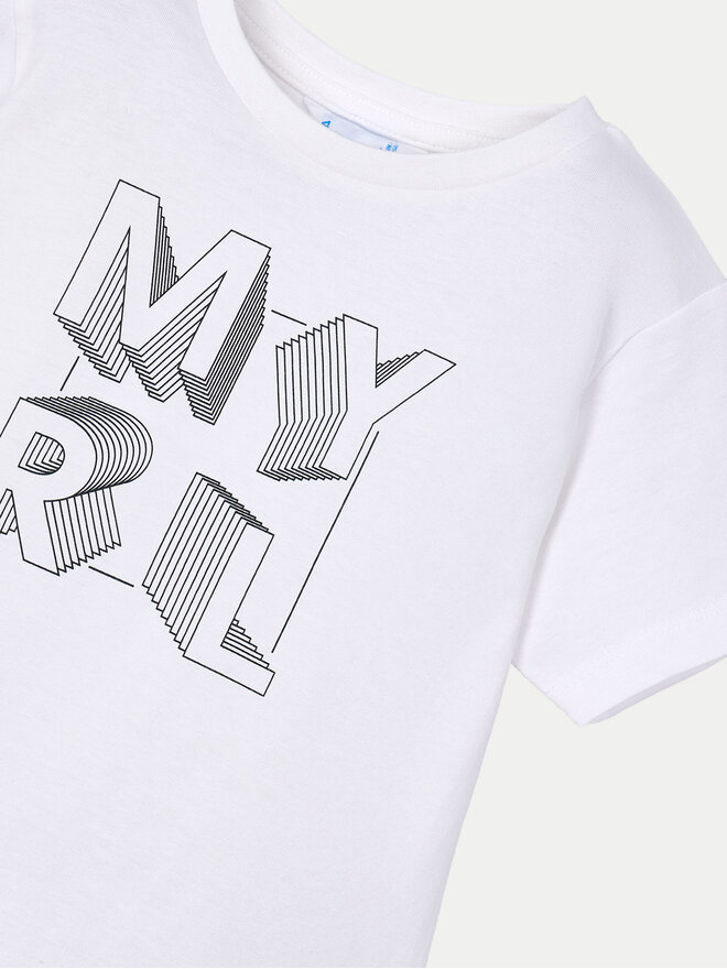 Mayoral Mayoral Marškinėliai 170 Balta Regular Fit