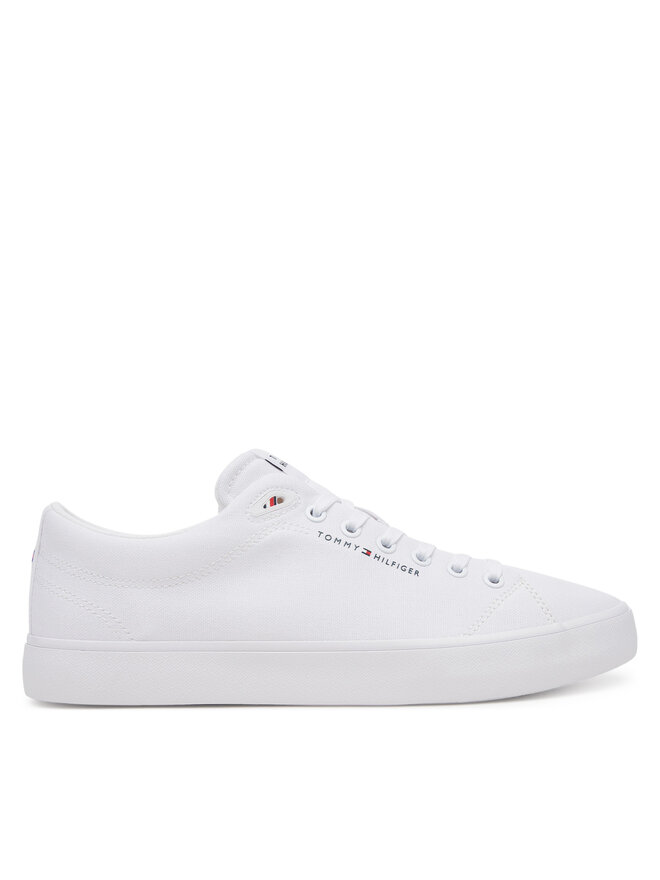 Tommy Hilfiger Πάνινα παπούτσια Tommy Hilfiger Th Hi Vulc Low Core Canvas FM0FM05396 Λευκό