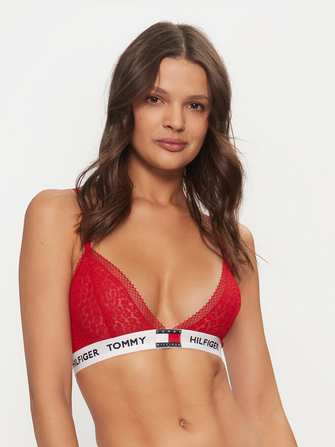 Tommy Hilfiger Tommy Hilfiger Trikotni nedrček UW0UW05610 Rdeča