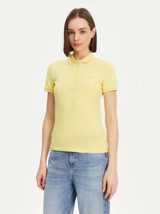 Lacoste Lacoste Pólóing PF5462 Sárga Slim Fit