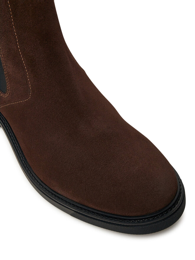 Tommy Hilfiger Боти тип челси Tommy Hilfiger Outdoor Suede Chelsea FM0FM05191 Кафяв