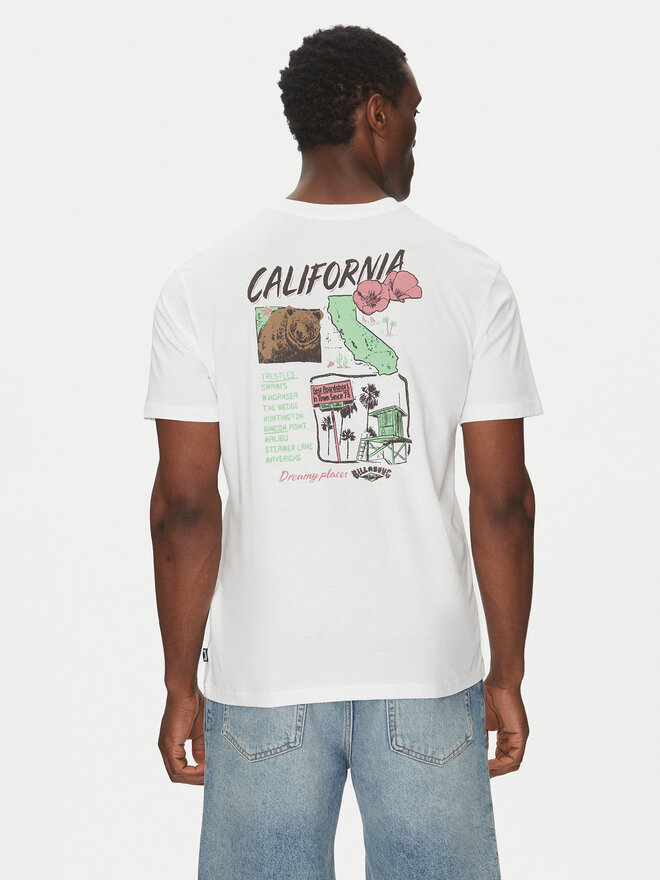 Billabong Billabong Camiseta EBYZT00294 Blanco Regular Fit