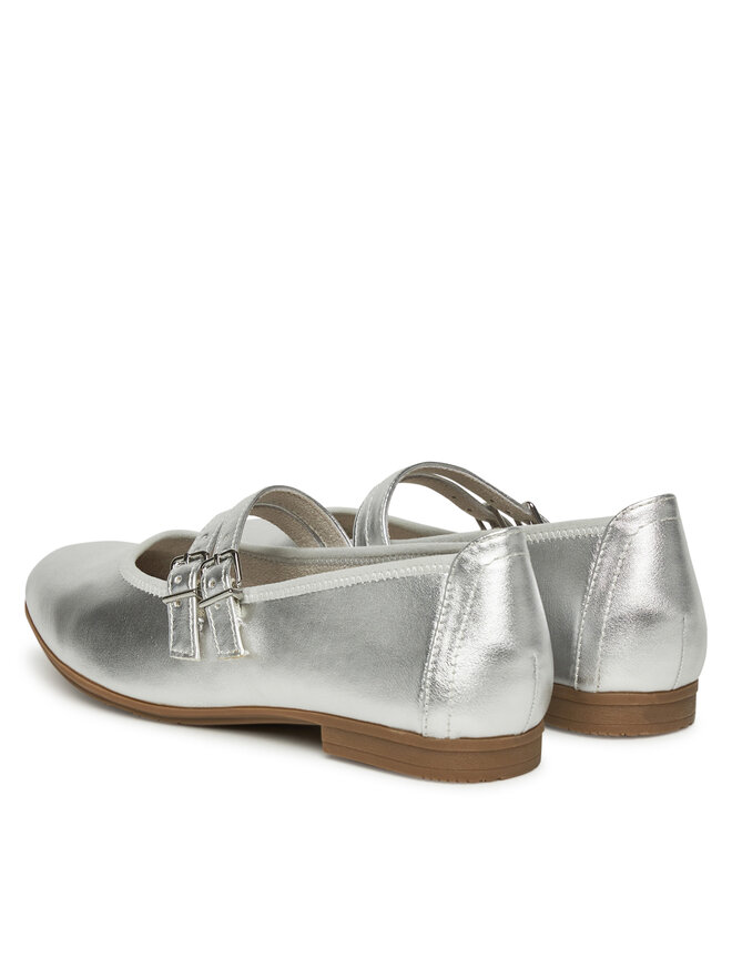 Jana Ballerinas Jana 8-22177-44 Silberfarben