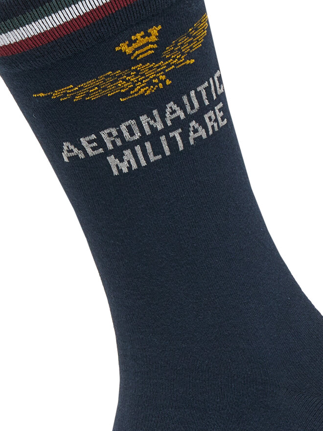 Aeronautica Militare Calcetines altos para hombre Aeronautica Militare 252CZ0012UL00499 Azul marino