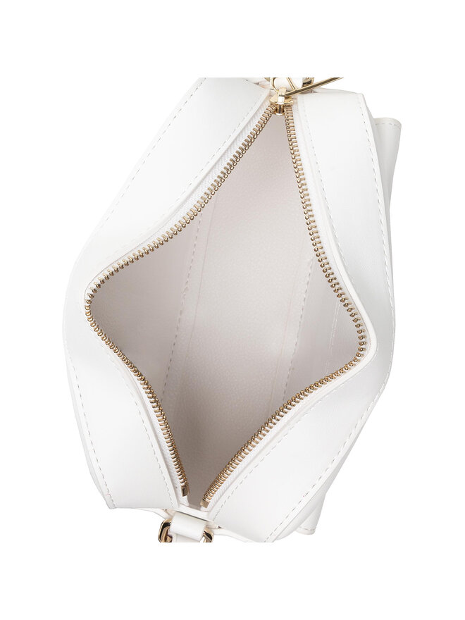 Tommy Hilfiger Ročna torba Tommy Hilfiger Iconic Tommy Camera Bag Sign AW0AW10958 Bela