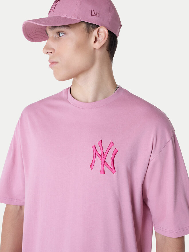 New Era New Era T-Shirt New York Yankees MLB League Essential 60596181 Rosa Regular Fit