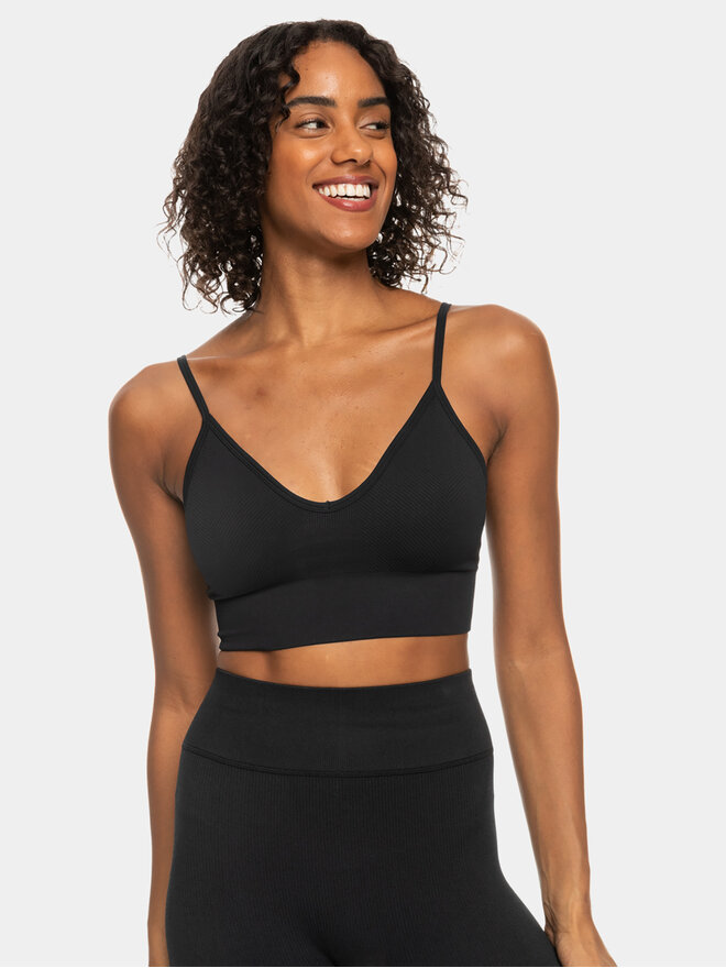 Roxy Roxy Sport melltartó Seamless Bra Tops ERJKT04020 Szürke