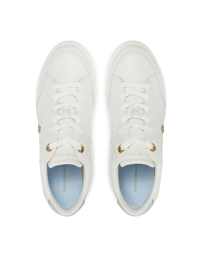 Tommy Hilfiger Αθλητικά Tommy Hilfiger Essential Chic Court Sneaker FW0FW08322 Λευκό