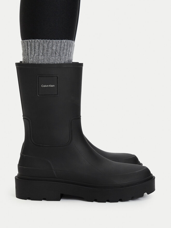 Calvin Klein Gummistiefel Calvin Klein Rainboot Rubber HW0HW03179 Schwarz