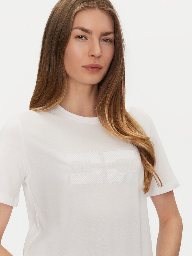 Elisabetta Franchi Elisabetta Franchi T-Shirt MA-002-51E2-V200 Λευκό Regular Fit