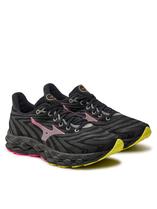 Mizuno Маратонки за бягане Mizuno Wave Sky 8 J1GC2402 Черен
