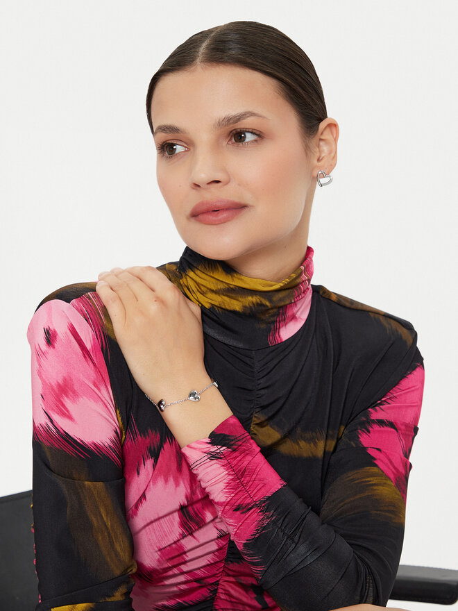 Calvin Klein Bransoletka Calvin Klein 35000299 Srebrny