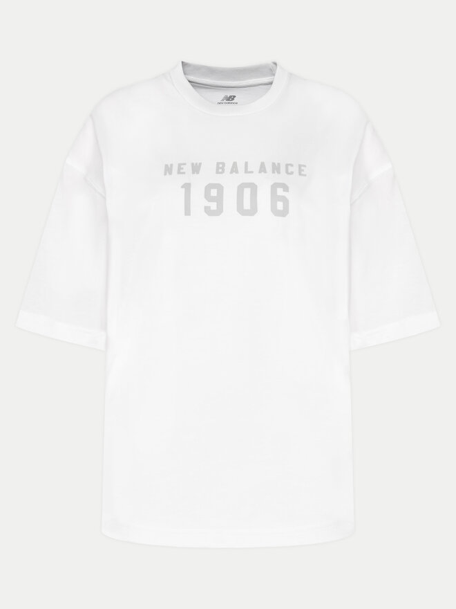 New Balance New Balance Camiseta WT41519 Blanco Oversize