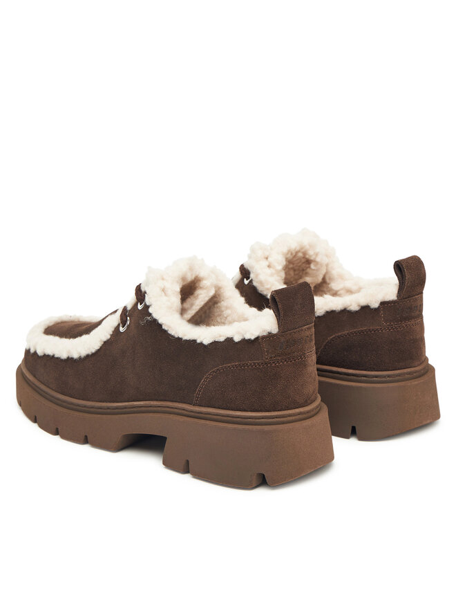 Inuikii Nizki čevlji Inuikii Mocabee Curly 1015.003.0011 Rjava