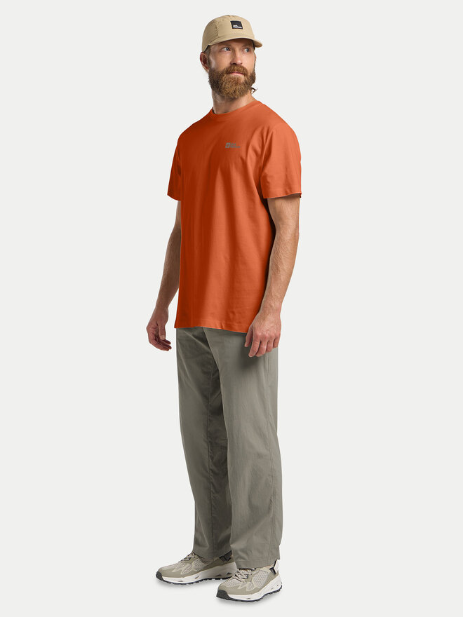 Jack Wolfskin Jack Wolfskin Majica Essential 1808382 Oranžna Regular Fit
