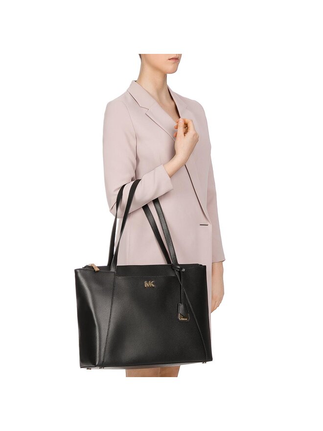 Michael kors maddie tote black discount