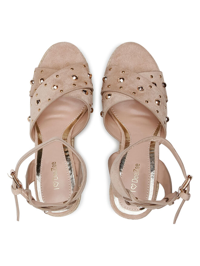 DeeZee Espadrile DeeZee LS5442-01 Bež