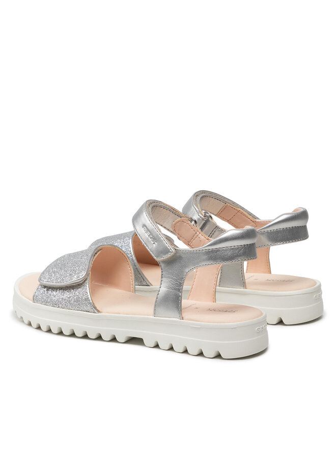Geox Sandale Geox J S.Coraile G. B J256EB 0NFEW C1007 D Srebrna