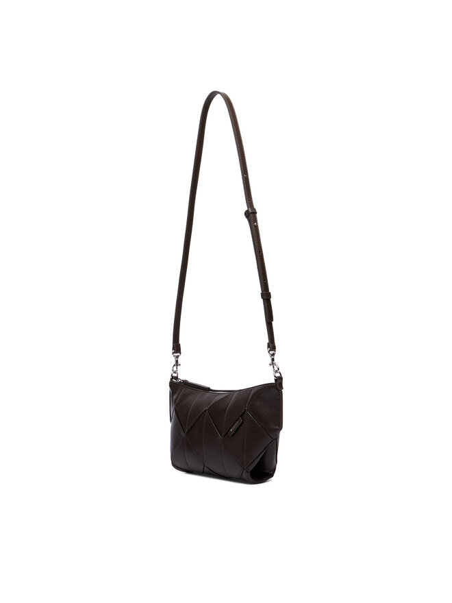 Calvin Klein Handtasche Calvin Klein Woven Shoulder Bag LV04F3546G Braun