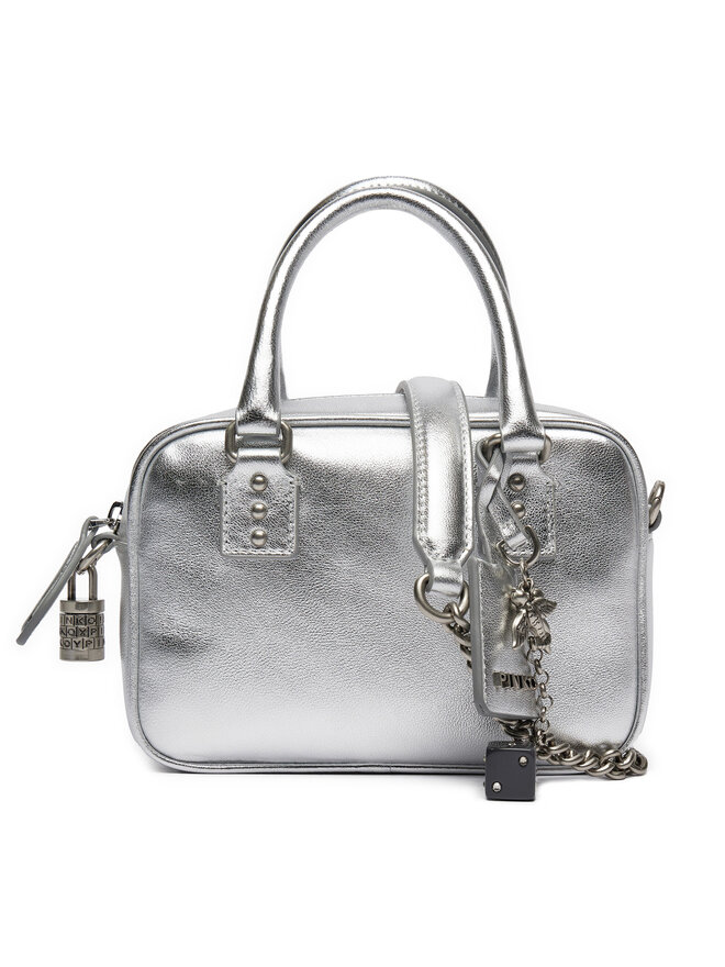 PINKO Borsetta Pinko Bowling Bag Mini PE 24 PLTT 102791 A0F8 Argento