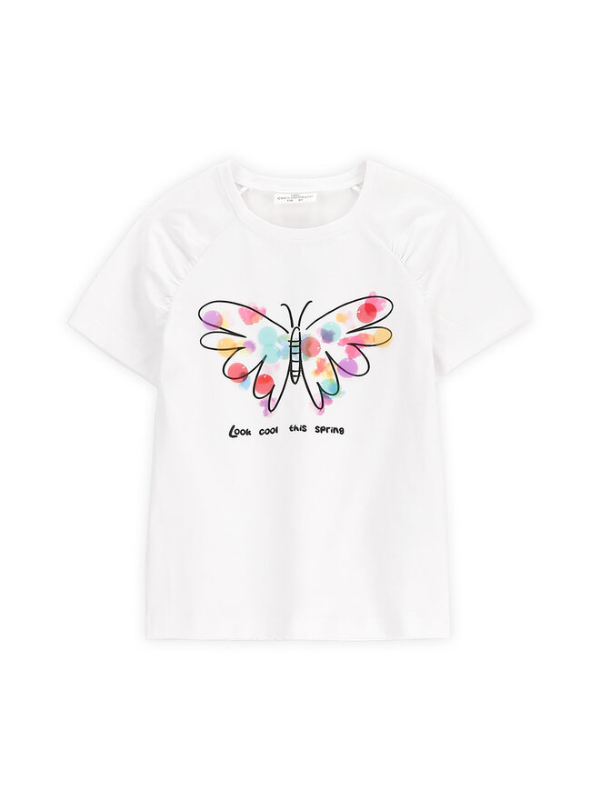 Coccodrillo Coccodrillo Camiseta WC5143202MGK Blanco Regular Fit