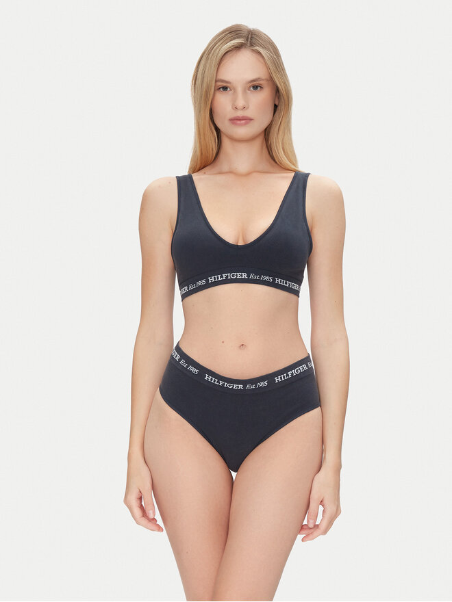 Tommy Hilfiger Tommy Hilfiger Klasszikus magas derekú alsó UW0UW05724 Sötétkék