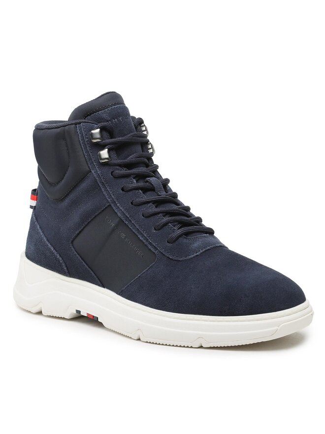 Tommy Hilfiger Αθλητικά Tommy Hilfiger Core Mix Suede Hybrid Boot FM0FM04596 Σκούρο μπλε