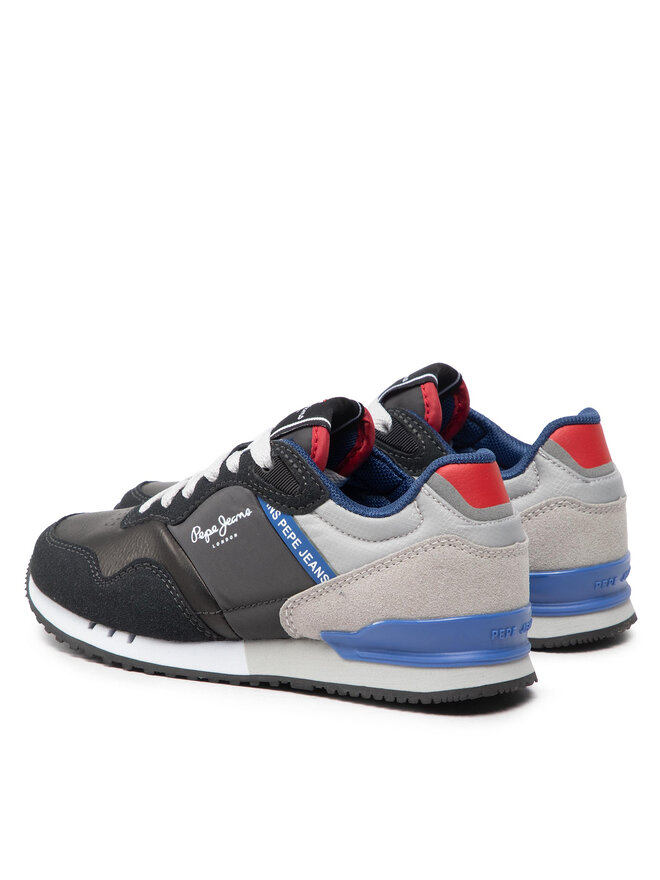 Pepe Jeans Sneakersy Pepe Jeans London One Cover B PBS30538 Černá