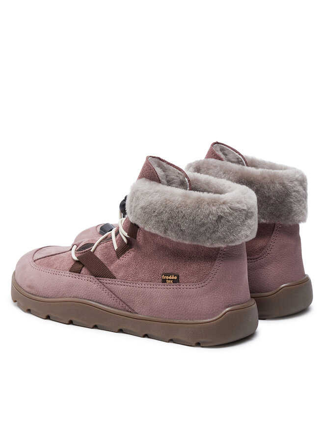 Froddo Šnurovacia obuv Froddo Zeru Tex Cosy Barefoot G3110258-4 D Ružová