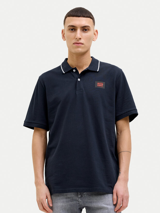 Jack&Jones Jack&Jones Pólóing Hudson 12269238 Sötétkék Regular Fit