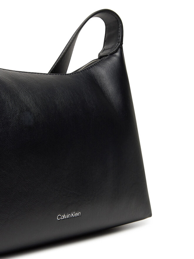 Calvin Klein Handtasche Calvin Klein Hardware Strap Medium Crossbody K60K613028 Schwarz