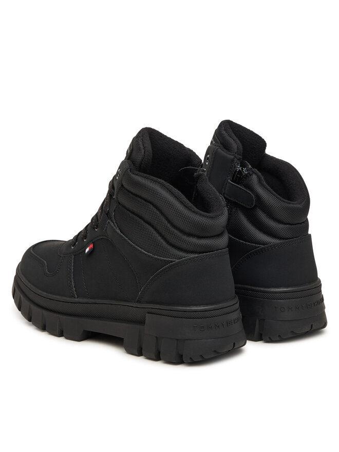 Tommy Hilfiger Schnürschuhe Tommy Hilfiger T3X5-35292-0316 S Schwarz
