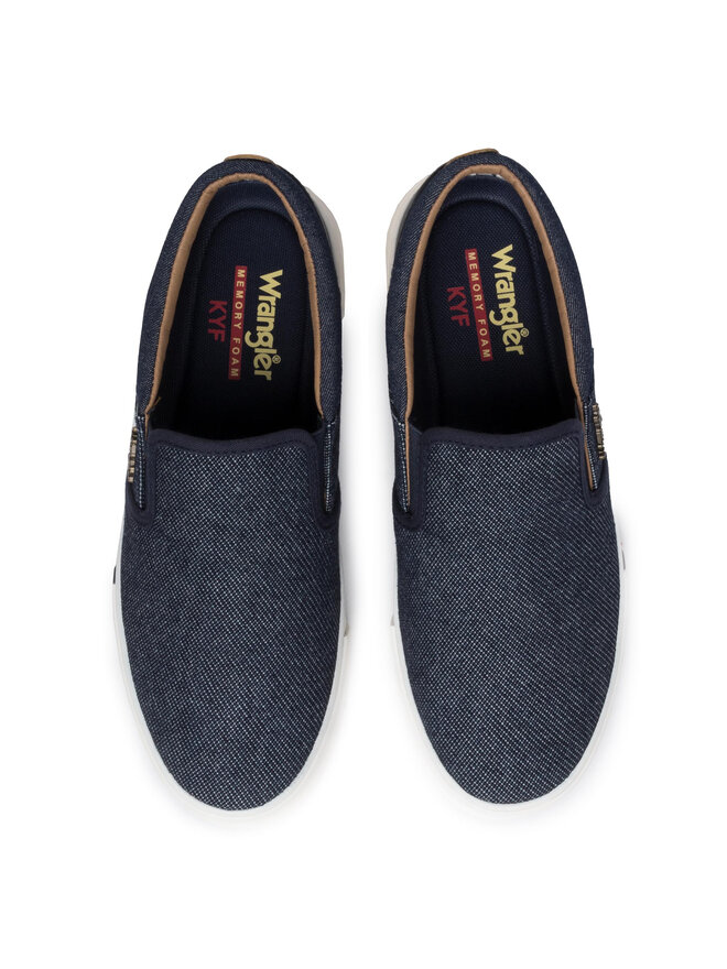 Wrangler Кросівки Wrangler Monument Slip On WM01002A Cиній
