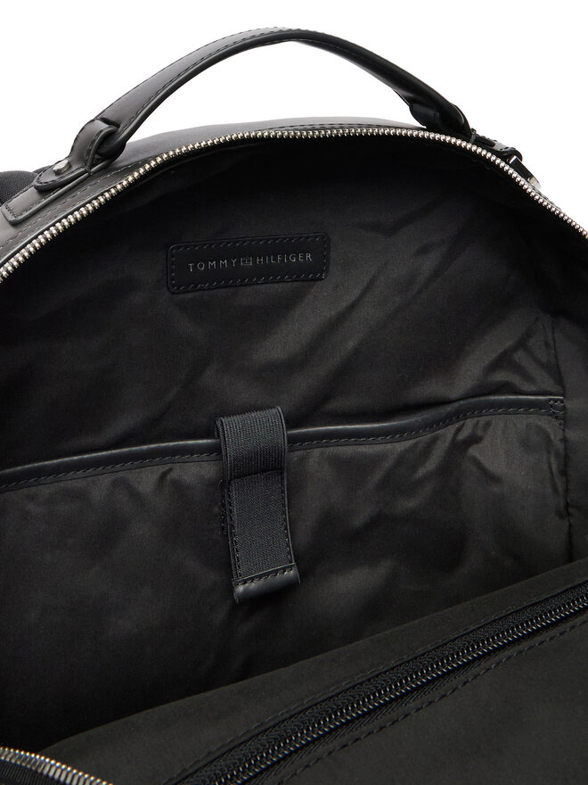 Tommy Hilfiger Rucksack Tommy Hilfiger Th Business Leather Backpack AM0AM14162 Schwarz