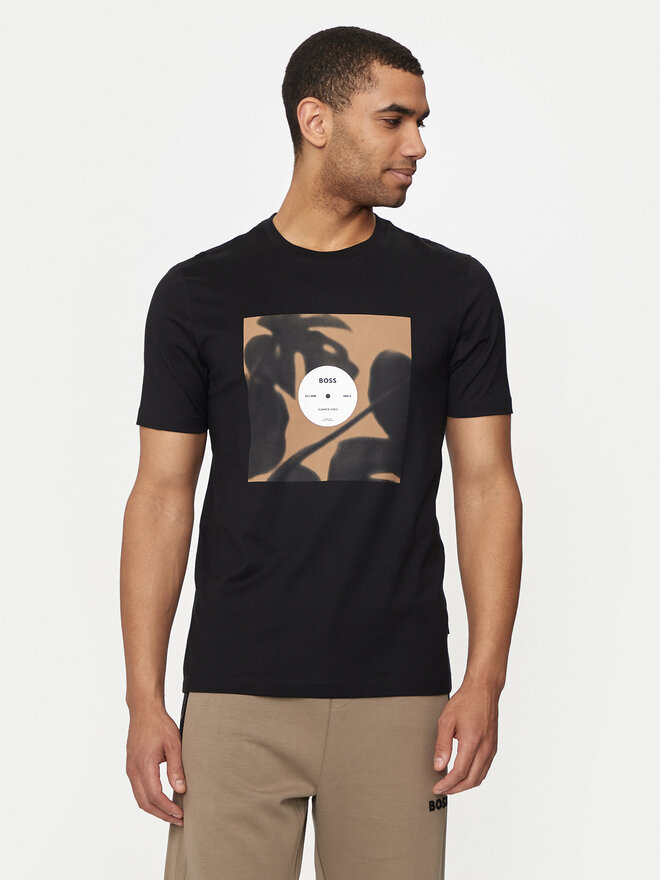 BOSS Boss T-Shirt Tiburt 388 50512132 Schwarz Regular Fit