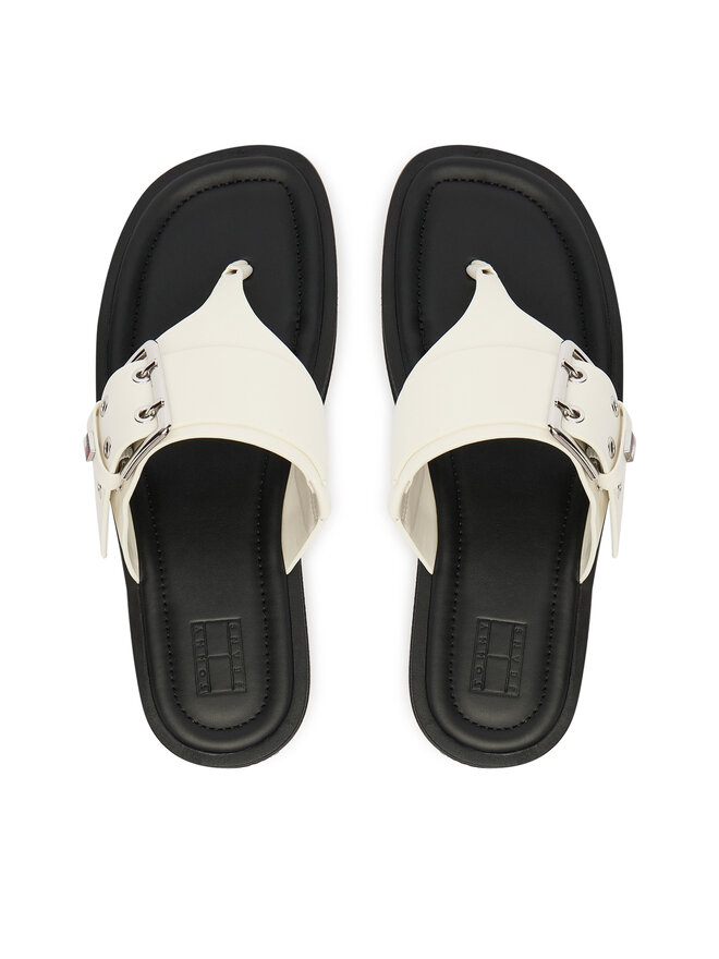 Tommy Jeans Zehentrenner Tommy Jeans Tjw Buckle Sandal EN0EN02948 Weiß