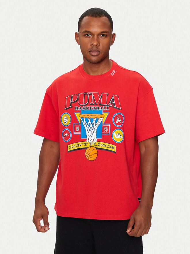Puma Puma Camiseta Crowd Craze 2 627215 Rojo Oversize