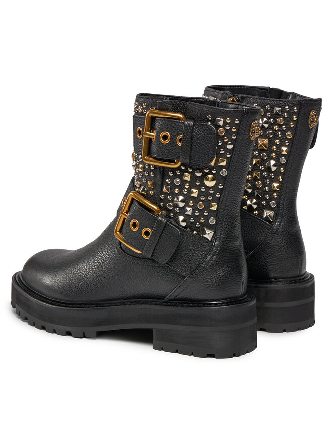Kurt Geiger Botine Kurt Geiger 225-Hackney Biker Boot 546505109 Negru