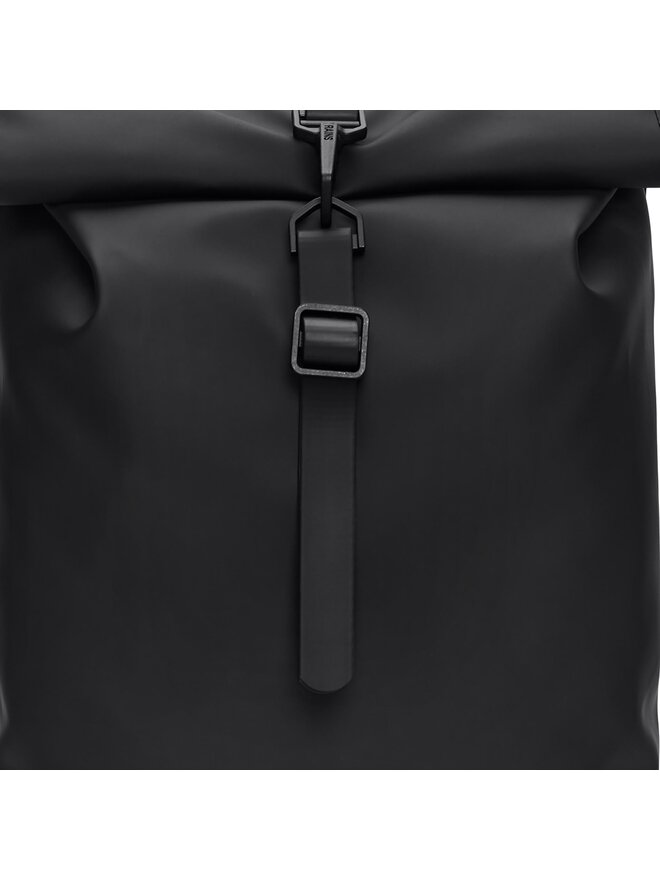Rains Σακίδιο Rains Rolltop Rucksack Mini W3 13330 Μαύρο