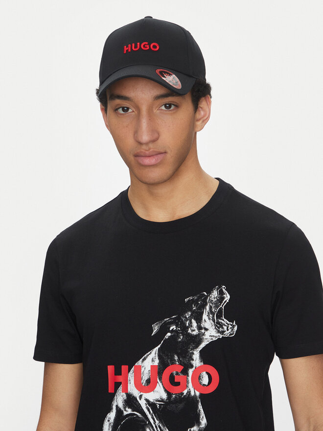 HUGO Kapa s šiltom HUGO Jude 50533410 Črna