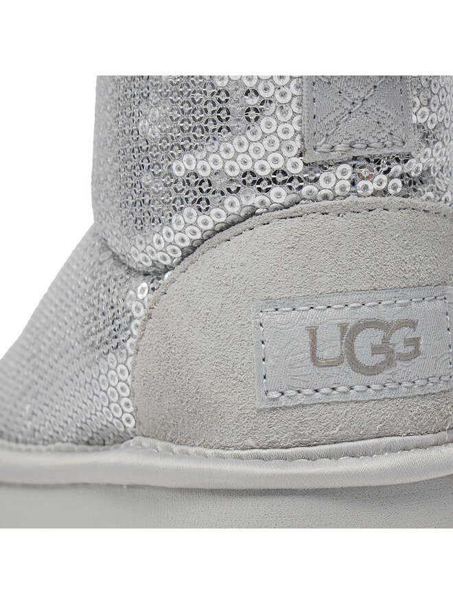 Ugg Sniego batai Ugg T Classic Mini Mirror Ball 1143708T Sidabrinė