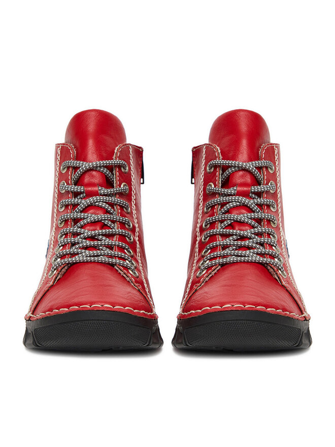 Rieker Schnürschuhe Rieker 55020-33 Rot
