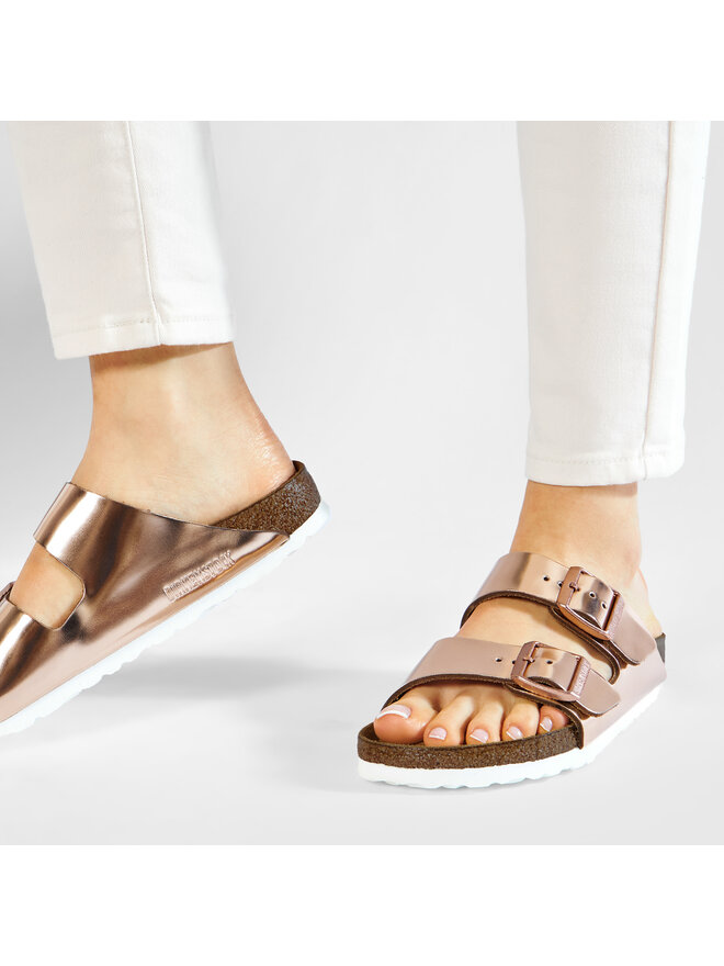 Birkenstock Papucs Birkenstock Arizona Metallic 0952093 Rózsaszín