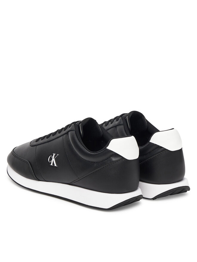 Calvin Klein Αθλητικά Calvin Klein Retro Runner Ess Lth YM0YM01355 Μαύρο