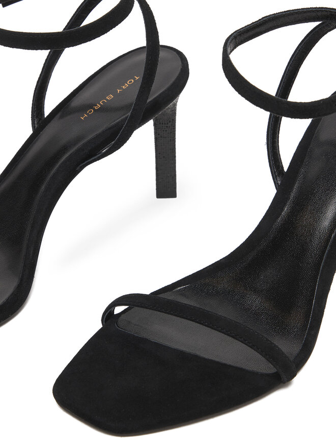 Tory Burch Sandalen Tory Burch Pave Heeled 175463 Schwarz