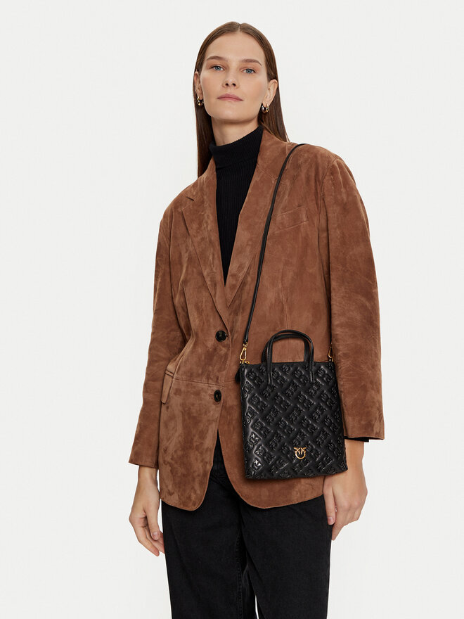 Rankinė Pinko Mini Shopper AI 24-25 PCPL 102746 A1YB Juoda | eavalyne.lt