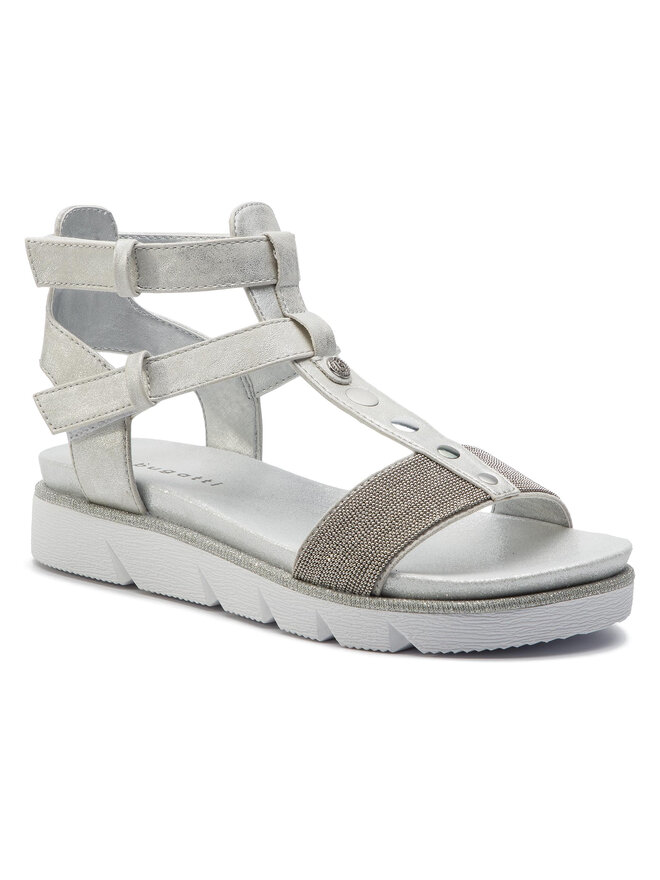 Bugatti Sandalen Bugatti 431-67383-6465-1212 Silberfarben