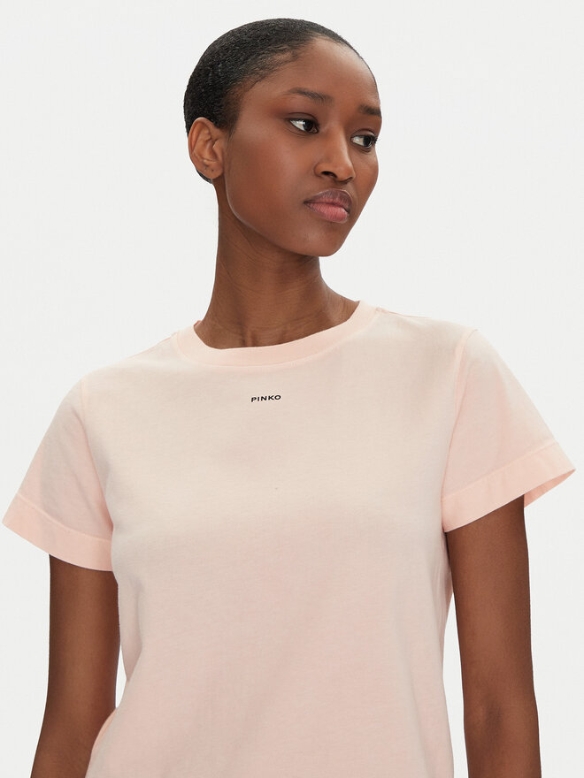 PINKO PINKO Camiseta 100373 A228 Rosa Regular Fit