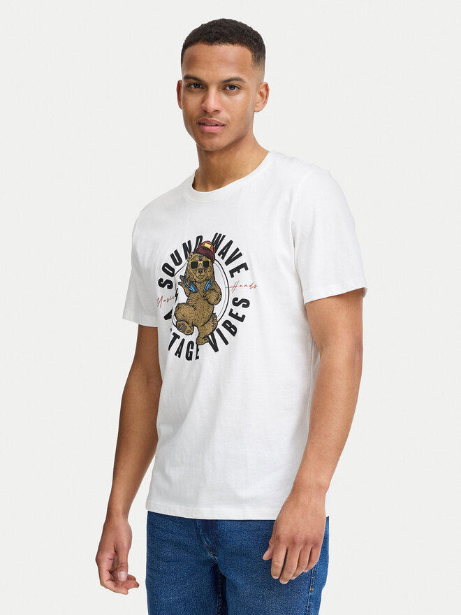 Blend Blend Camiseta 20717743 Blanco Regular Fit