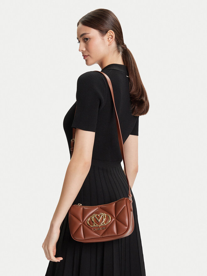LOVE MOSCHINO Ročna torba LOVE MOSCHINO JC4083PP1NLC0312 Rjava